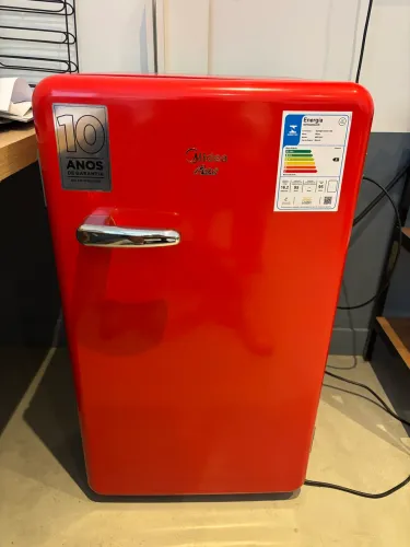 Frigobar Retro Midea Vermelho