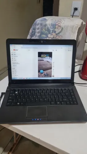 Notebook Quad Core Funcionando perfeitamente Posso Entregar Bateria ruim