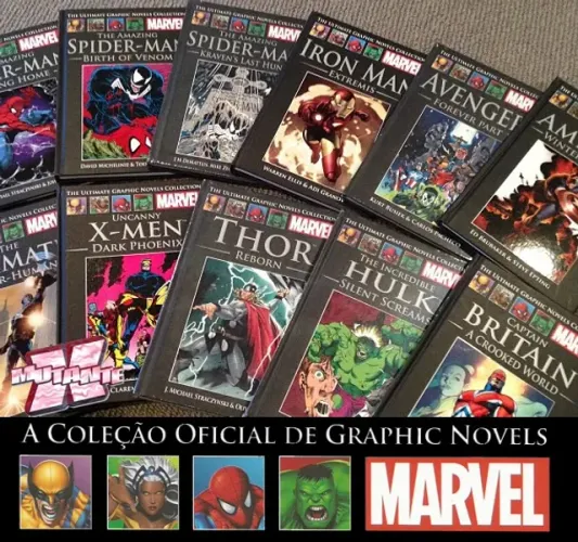 Coleção Encadernados Graphic Novel Marvel ( 1 ao 60 )
