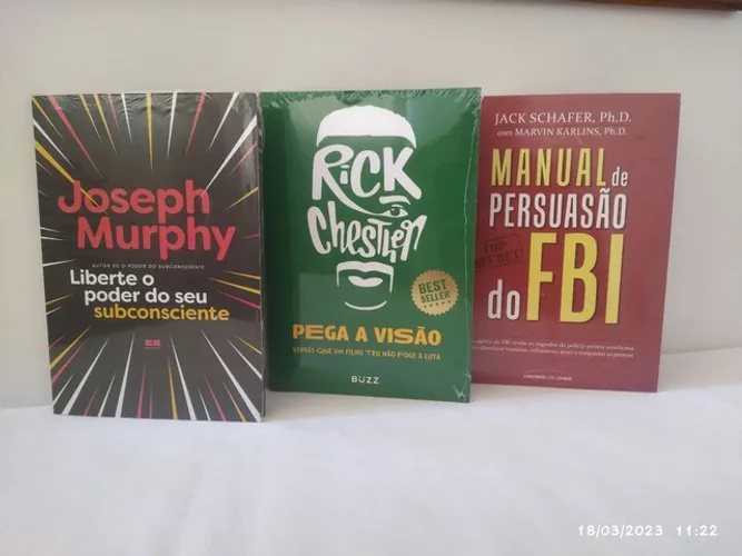 Pega a visão Liberte o poder do Seu subconsciente e Manual de persusão do FBI