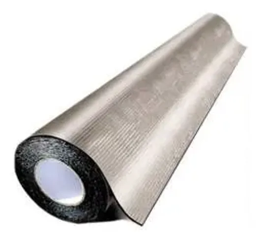 Manta Asfáltica Auto Adesiva Aluminizada 30 Cm X 10m