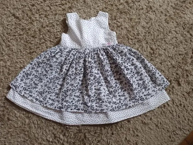vestido bebê estampado - tamanho 1 ano