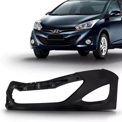 Parachoque Dianteiro Hyundai Hb20 2013 a 2015 Preto Liso DTS