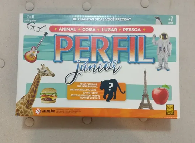 Jogo Perfil Júnior da Grow Infantil e Adulto