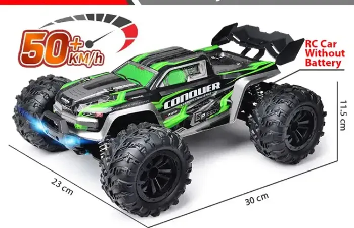 Carrinho De Controle Remoto 50km/h Rapido Offroad 4x4 Escala 1/16