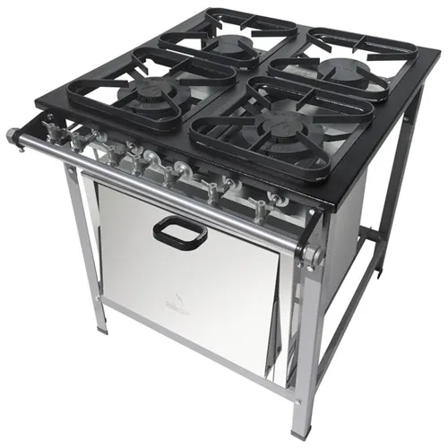 Fogão 4 Bocas com Forno 30x30 Perfil 5 S2020 Metalmaq