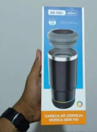 Caneca de Cerveja com Bluetooth - Música sem Fio