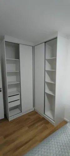 Roupeiro em L de casal em 100%MDF