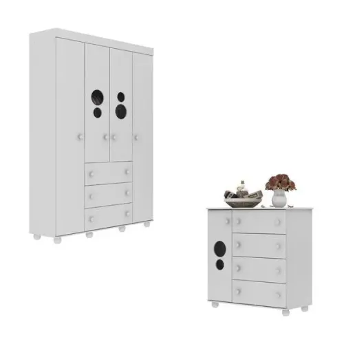 Promoção Guarda Roupa + Comoda - 21/10/24