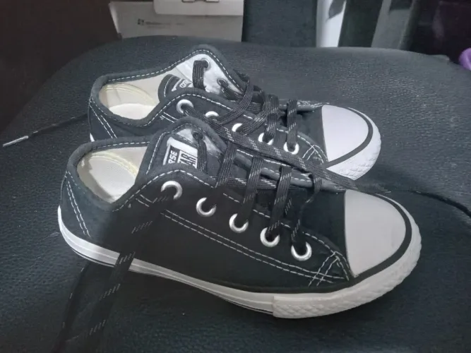 Tênis Converse All Star Preto original tam 27