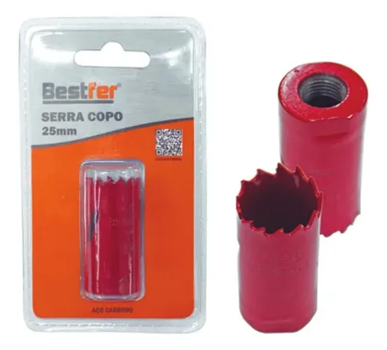 Serra Copo Aço Carbono 25 Mm Bestfer Bfh0957