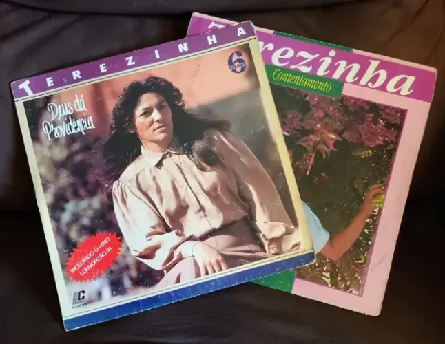 Lote 02 Lp's Discos De Vinil Gospel Evangélico - Terezinha
