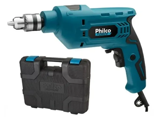 Furadeira Philco Force PFU01M 650W 2800RPM com Maleta