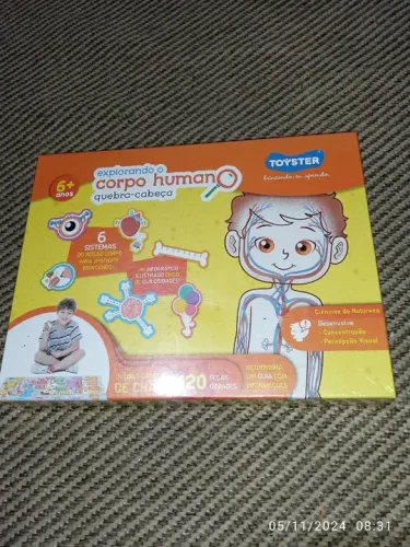 Quebra cabeça - explorando o corpo humano , Toyster