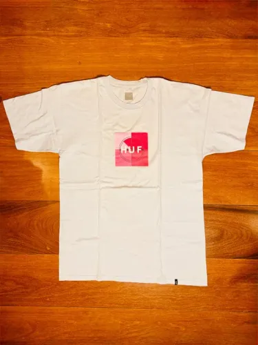 Camiseta Algodão Pesado HUF Azul - Tamanho G