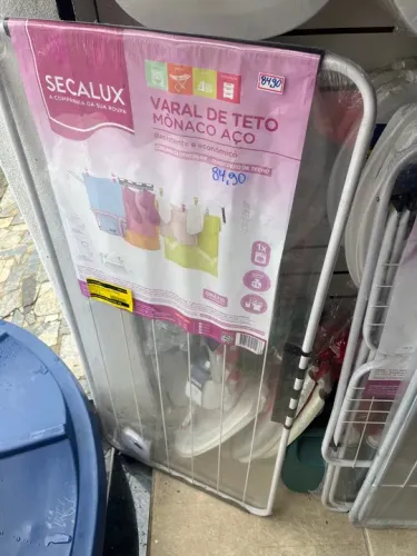 Varal de teto Mônaco aço 
