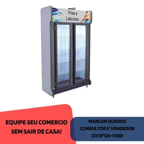 Freezer refrigerador 2 Portas Laticínios/Bebidas