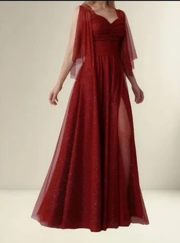 Vestido cor marsala