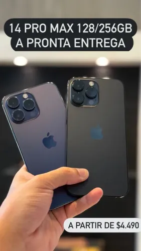 iPhone 14 Pro Max 128GB/256GB - Pronta Entrega