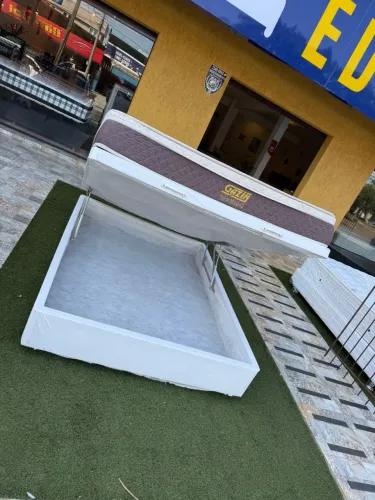 Colchão Casal + CAMA BAÚ CASAL USADO - Entrego HOJE!