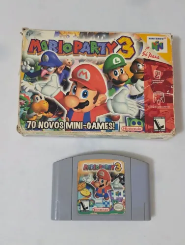 Mario Party 3 Nintendo 64 Na Caixa.