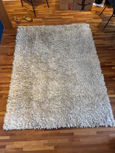 Tapete Nimbus - Tok&Stok - 1,50m X 2m - Cor: Mescla cinza (Usado)