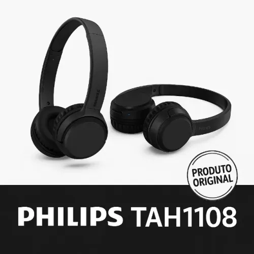 Headphone sem fio Bluetooth Philips TAH-1108