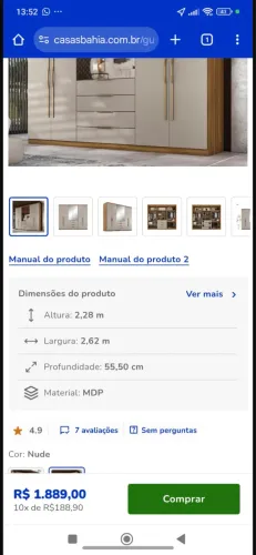 Vendo guarda roupa casal