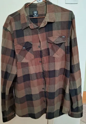 Camisa flanela européia