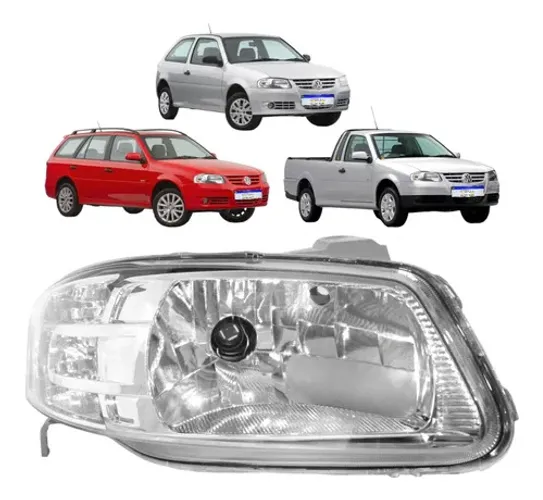 Farol Vw Gol Saveiro Parati G4 2006 2007 A 2013 Direito Novo Direito