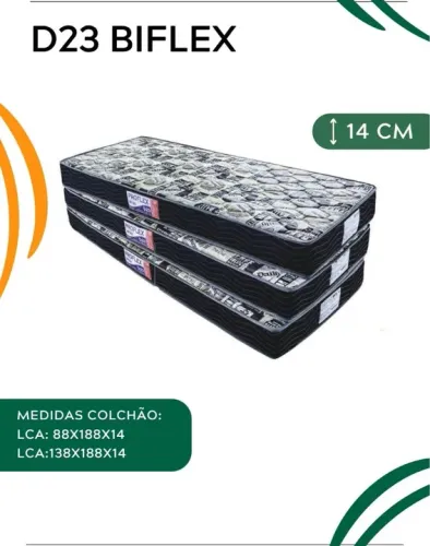 Colchão de solteiro 88x 14 D.23 novo valor 350,00 avista 