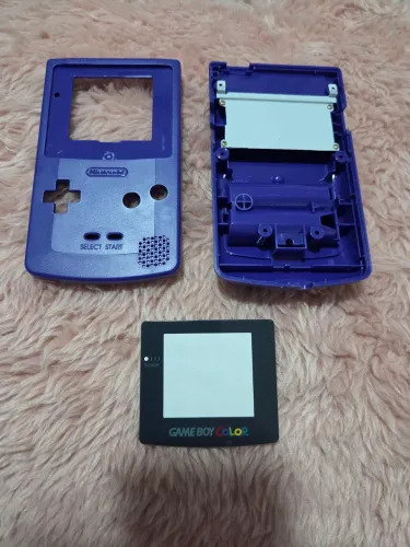 Carcaça Game Boy Color roxo completa