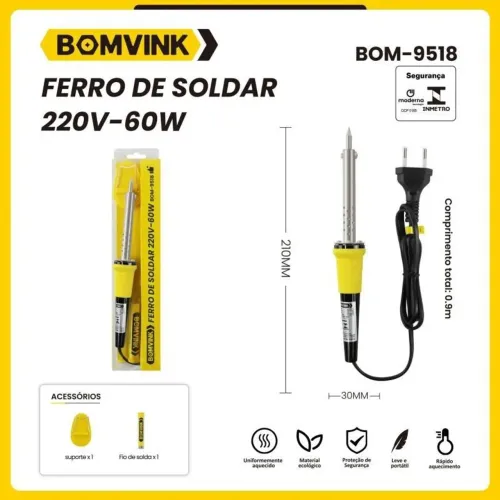 Ferro de solda Bomvink 40w 60w
