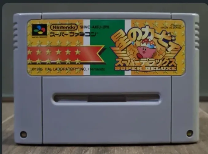 Super nintendo. Kirby super deluxe original. JP
