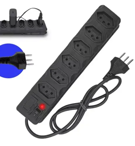Extensão Elétrica 6 tomadas (Entrega)