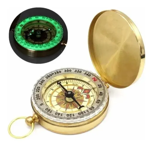 Bússola de Navegação Clássica com Visor Luminoso