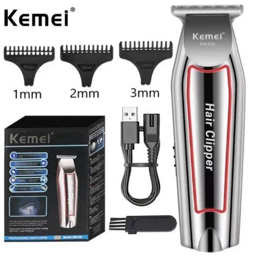 KEMEI 032 - Aparador de Corte/Acabamento para Barba/Cabelo