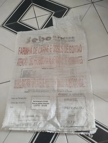 Saco de fibra 40 kilos ótimo prá rip rap