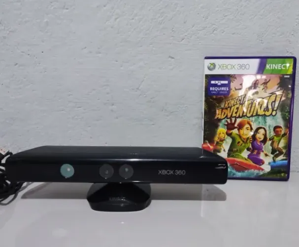 Sensor Kinect Original Xbox 360 + 1 Jogo Adventure