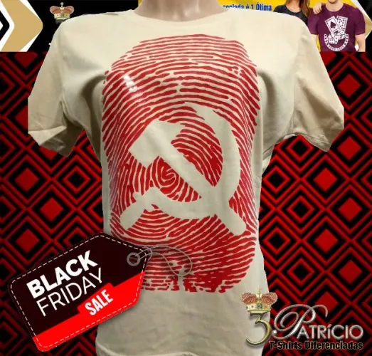 Baby Look Digital Comuna em 100% Algodão Premium - Tamanho M