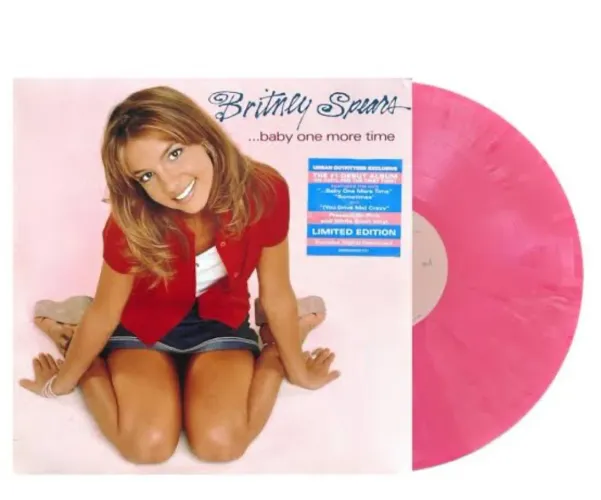 Britney Spears Baby One More Time Disco de Vinil LP colorido Urban Outfitters 