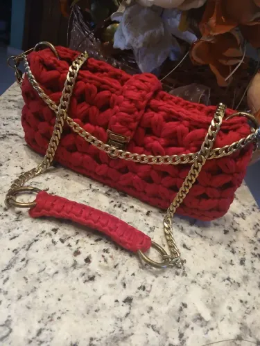 Linda bolsa vermelha 