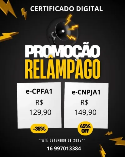 Certificado digital na hora