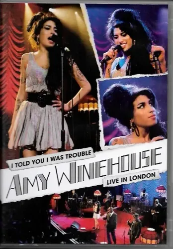 DVD: Amy Winehouse -- I Told You I Was Trouble (Live in London) 1.ª tiragem (música pop)