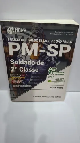 Livro de estudos para a Policia Militar de SP
