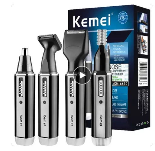 Máquina de depilação de nariz, orelha, barba