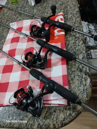 Kit de pesca sougaylang cinza 1,80 carbono