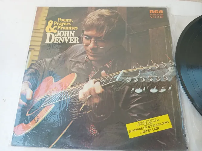 Lote com 4 lps jonh denver