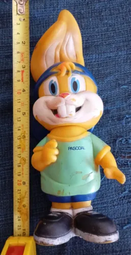 Boneco Promocional Coelho Pascoal Lacta