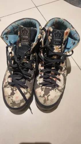 Tênis Farm Floral cano alto tam 35 